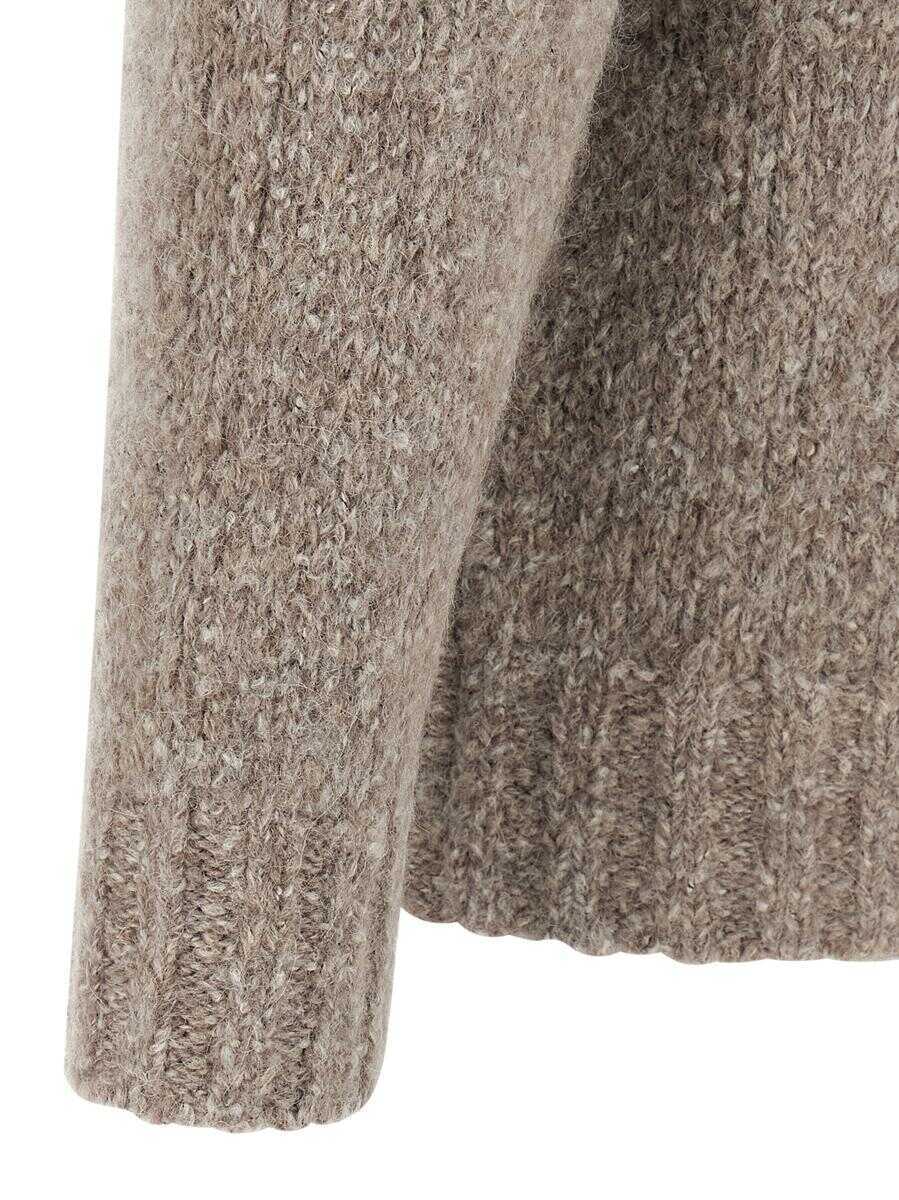 Pulovere Brunello Cucinelli Brunello Cucinelli Alpaca Wool Cardigan GRAY Barbati (BM 18502662) 4