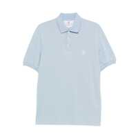 Tricouri Polo Brunello Cucinelli Logo Cotton Polo Shirt Barbati