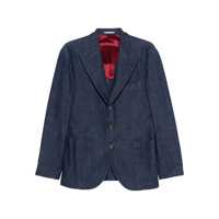 Geci Brunello Cucinelli Denim Single-Breasted Jacket Barbati