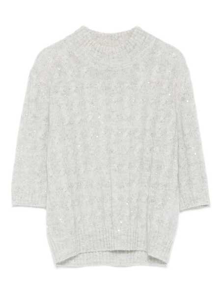 Pulovere Brunello Cucinelli Brunello Cucinelli Wool Knitted Jumper GREY Femei (BM 18502899) 1