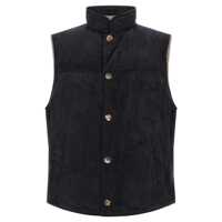 Geci Brunello Cucinelli Suede Vest Barbati
