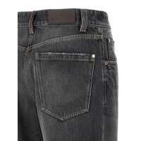 Blugi Brunello Cucinelli Dama - Blugi Brunello Cucinelli Brunello Cucinelli The Square Jeans GRAY Femei (BM 18502938) - B-mall.ro