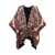 PIERRE-LOUIS MASCIA Pierre-Louis Mascia Wool Printed Poncho BROWN