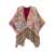 PIERRE-LOUIS MASCIA Pierre-Louis Mascia Wool Printed Poncho RED