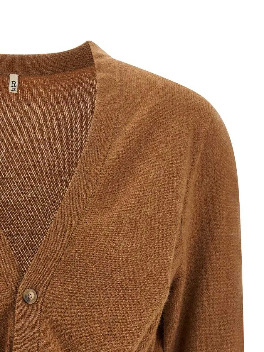 Cardigane R13 R13 Knot Cardigan BROWN Femei (BM 18503169) 3