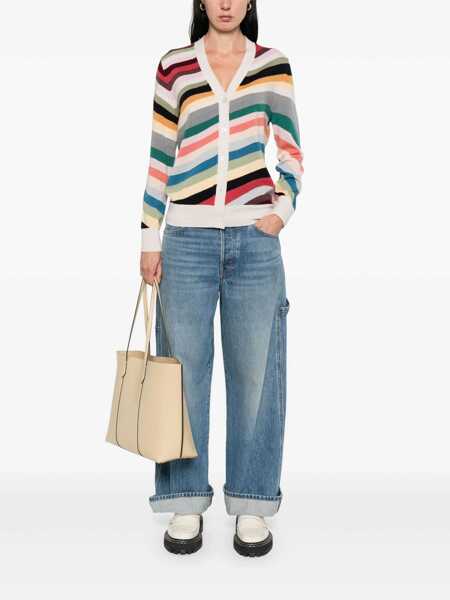 Cardigane Paul Smith Ps Paul Smith Striped Wool Cardigan MULTICOLOUR Femei (BM 18503691) 2