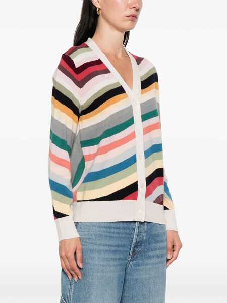 Cardigane Paul Smith Ps Paul Smith Striped Wool Cardigan MULTICOLOUR Femei (BM 18503691) 3