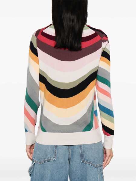 Cardigane Paul Smith Ps Paul Smith Striped Wool Cardigan MULTICOLOUR Femei (BM 18503691) 4