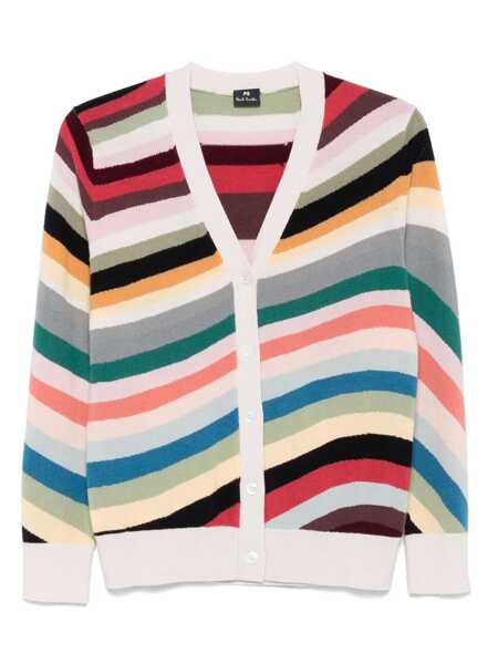 Cardigane Paul Smith Ps Paul Smith Striped Wool Cardigan MULTICOLOUR Femei (BM 18503691) 1