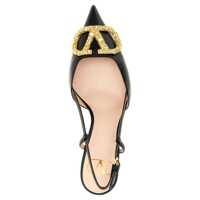 Pantofi cu toc Valentino Garavani Dama - Pantofi cu toc Valentino Garavani Valentino Garavani Slingback Valentino Garavani Vlogo Signature Black Femei (BM 18503745) - B-mall.ro