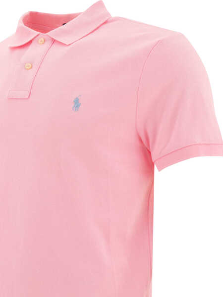 Tricouri Polo Ralph Lauren Pique polo shirt Pink Barbati (BM 18504072) 4