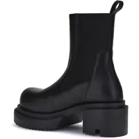 Bocanci casual pentru Barbati - Bocanci casual Rick Owens Beatles Bogun Ankle Boots BLACK Barbati (BM 18504163) - B-mall.ro