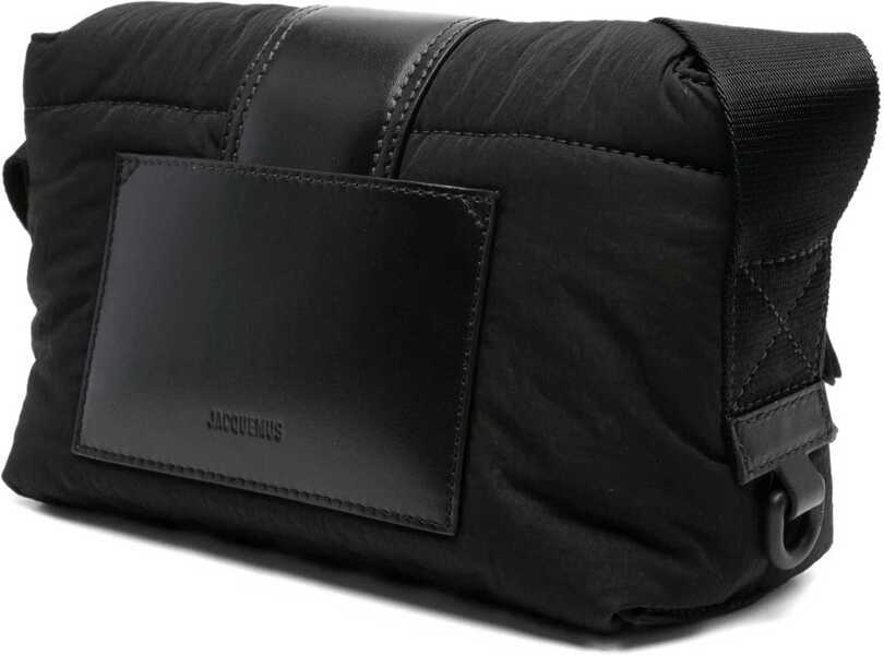 Genti de mana JACQUEMUS Nylon Bambino Shoulder Bag BLACK Barbati (BM 18504190) 3