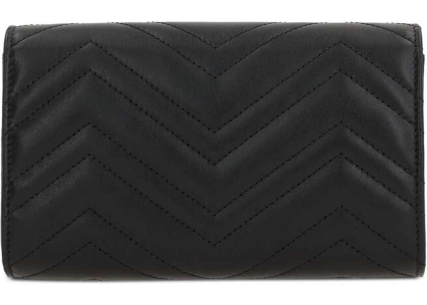 Portofele Gucci GG Marmont Wallet with Chain BLACK/BLACK Femei (BM 18504217) 2