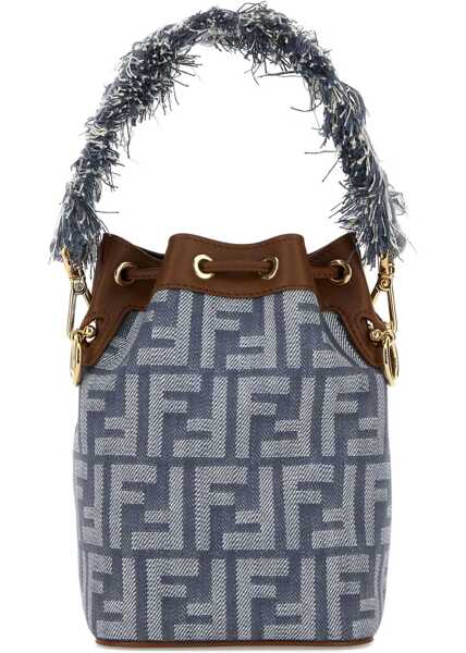 Genti de mana Fendi Mon Tresor Bucket Bag MIRTODARK NUTOS Femei (BM 18504226) 2