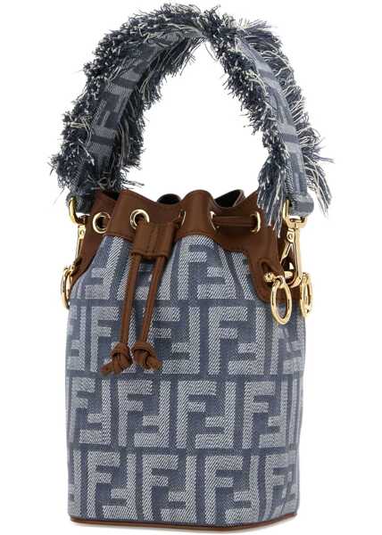 Genti de mana Fendi Mon Tresor Bucket Bag MIRTODARK NUTOS Femei (BM 18504226) 3