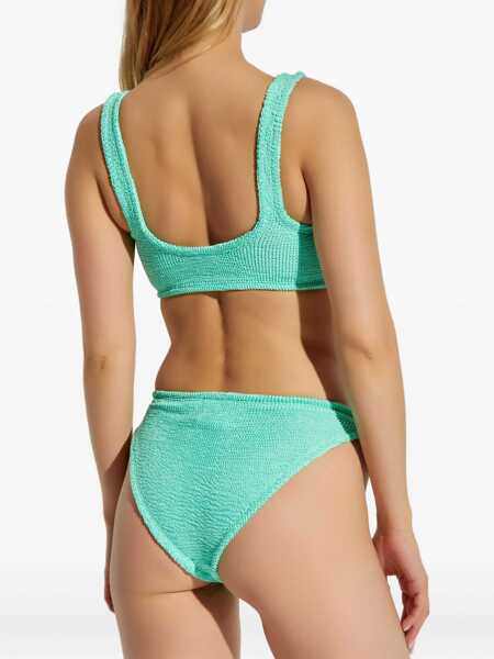 Costume de baie intregi HUNZA G Julia Swimsuit METALLIC MINT Femei (BM 18504241) 4