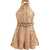 ZIMMERMANN Leopard short Dress TAN LEOPARD