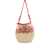 Marni Medium Nassa Shoulder Bag NATURAL/RED