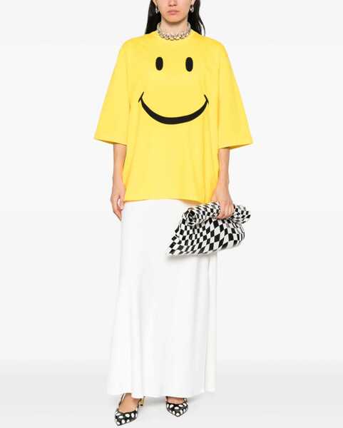 Tricouri Moschino Smile T-Shirt YELLOW Femei (BM 18504352) 2