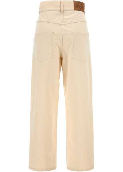 Blugi skinny Moschino Straight Fit Jeans BEIGE Femei (BM 18504379) 2