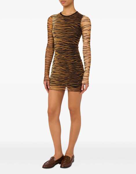 Rochii casual MOSCHINO JEANS Animal Print Mesh Dress ANIMALIER Femei (BM 18504382) 2