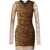 MOSCHINO JEANS Animal Print Mesh Dress ANIMALIER