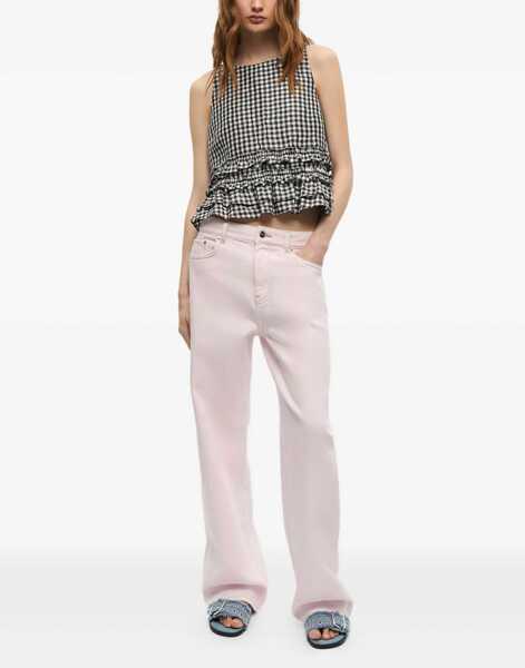Blugi skinny Ganni Jeans Izey PINK Femei (BM 18504388) 2