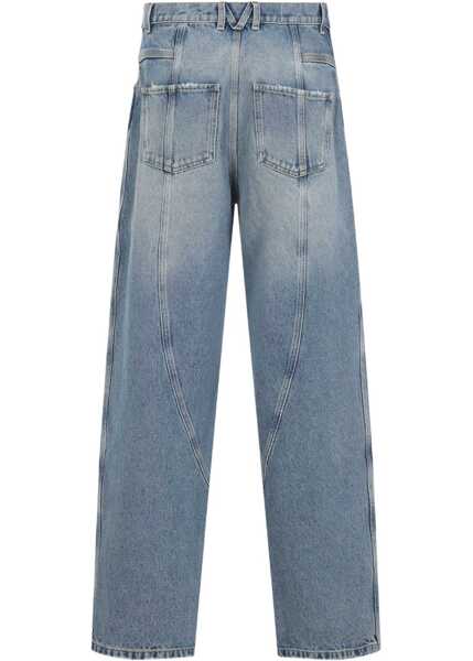 Pantaloni casual Moschino Wide Leg Jeans DENIM Femei (BM 18504391) 2