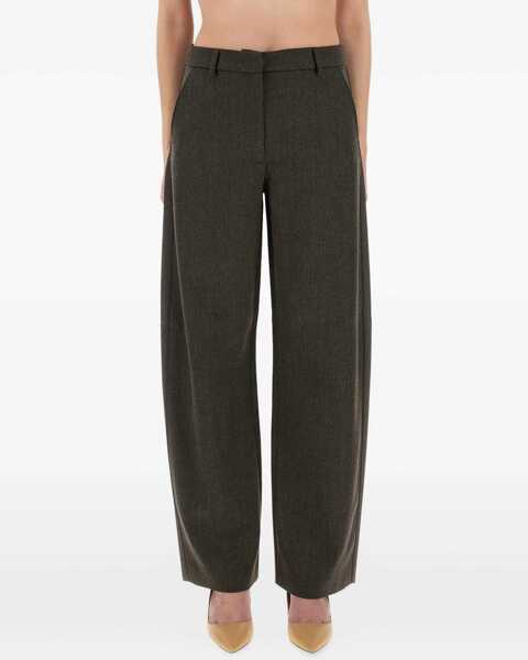 Pantaloni casual MOSCHINO JEANS Wide Leg Pants GREY Femei (BM 18504403) 3