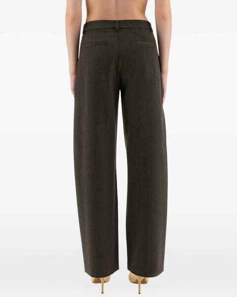 Pantaloni casual MOSCHINO JEANS Wide Leg Pants GREY Femei (BM 18504403) 4