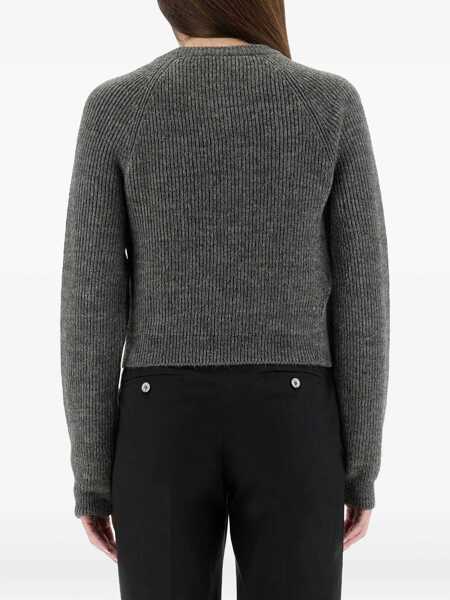 Pulovere casual Moschino Cropped Shirt GREY Femei (BM 18504409) 3