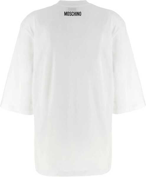 Tricouri Moschino Goose Jersey T-Shirt WHITE Femei (BM 18504427) 2