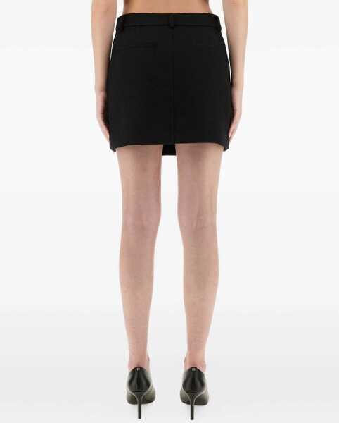 Fuste casual MOSCHINO JEANS Mini Tailored Skirt BLACK Femei (BM 18504430) 4