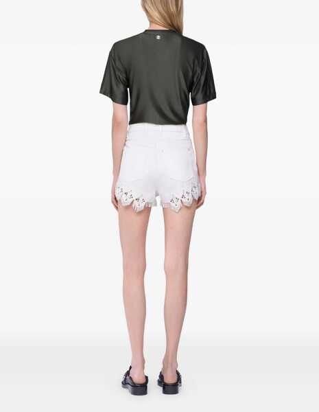 Tricouri RABANNE Cropped T-Shirt GREEN Femei (BM 18504433) 4