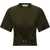 RABANNE Cropped T-Shirt GREEN