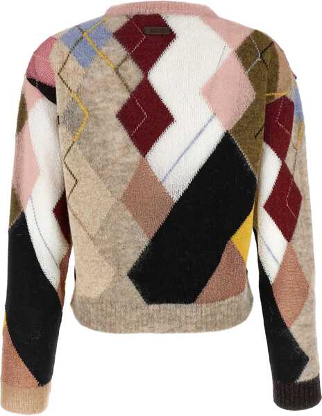 Pulovere casual Moschino Mesh With Diamond Pattern MULTICOLOUR Femei (BM 18504481) 2