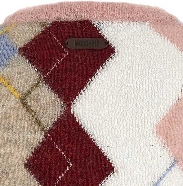 Pulovere casual Moschino Mesh With Diamond Pattern MULTICOLOUR Femei (BM 18504481) 4