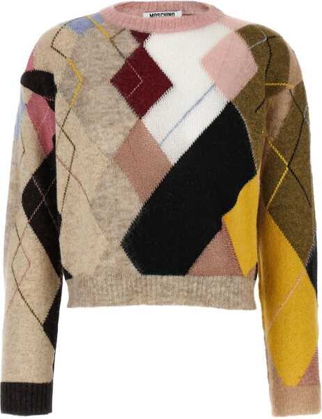 Pulovere casual Moschino Mesh With Diamond Pattern MULTICOLOUR Femei (BM 18504481) 1