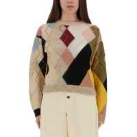 Pulovere casual Mesh With Diamond Pattern Femei
