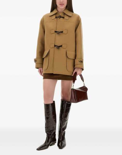 Trenciuri MOSCHINO JEANS Duffle Jacket BEIGE Femei (BM 18504511) 2