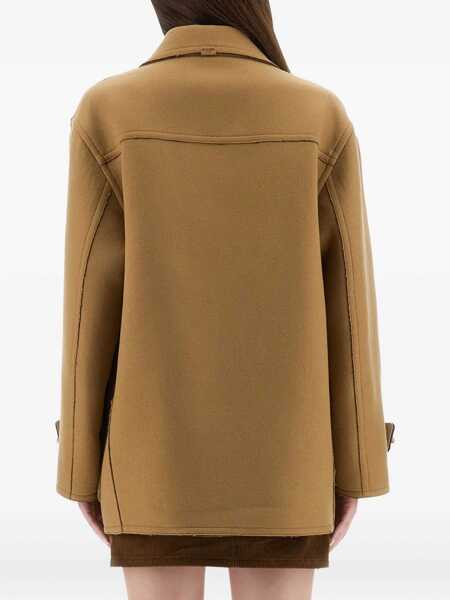 Trenciuri MOSCHINO JEANS Duffle Jacket BEIGE Femei (BM 18504511) 3