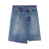 Fuste Versace Denim Skirt Clothing Femei