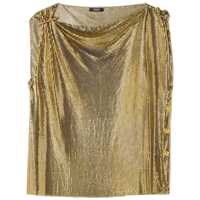 Bluze Versace Metallic Mesh Blouse Clothing Femei