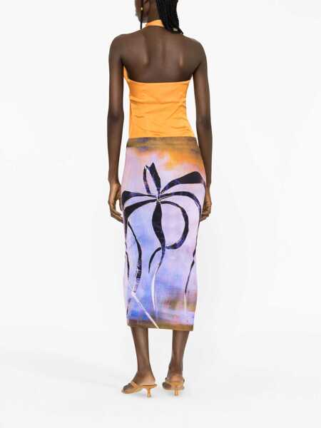 Fuste LOUISA BALLOU Louisa Ballou Printed Midi Skirt MULTICOLOR Femei (BM 18505785) 3