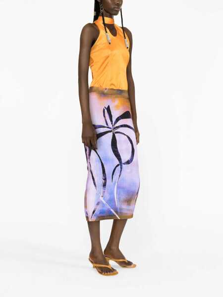 Fuste LOUISA BALLOU Louisa Ballou Printed Midi Skirt MULTICOLOR Femei (BM 18505785) 4