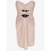 Rochii Saint Laurent Pink Cut-Out Mini Dress
