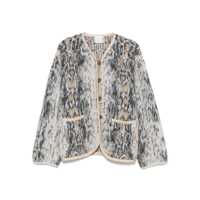 Cardigane Multicolor Knit Cardigan With V Neck In Wool Blend Woman Femei