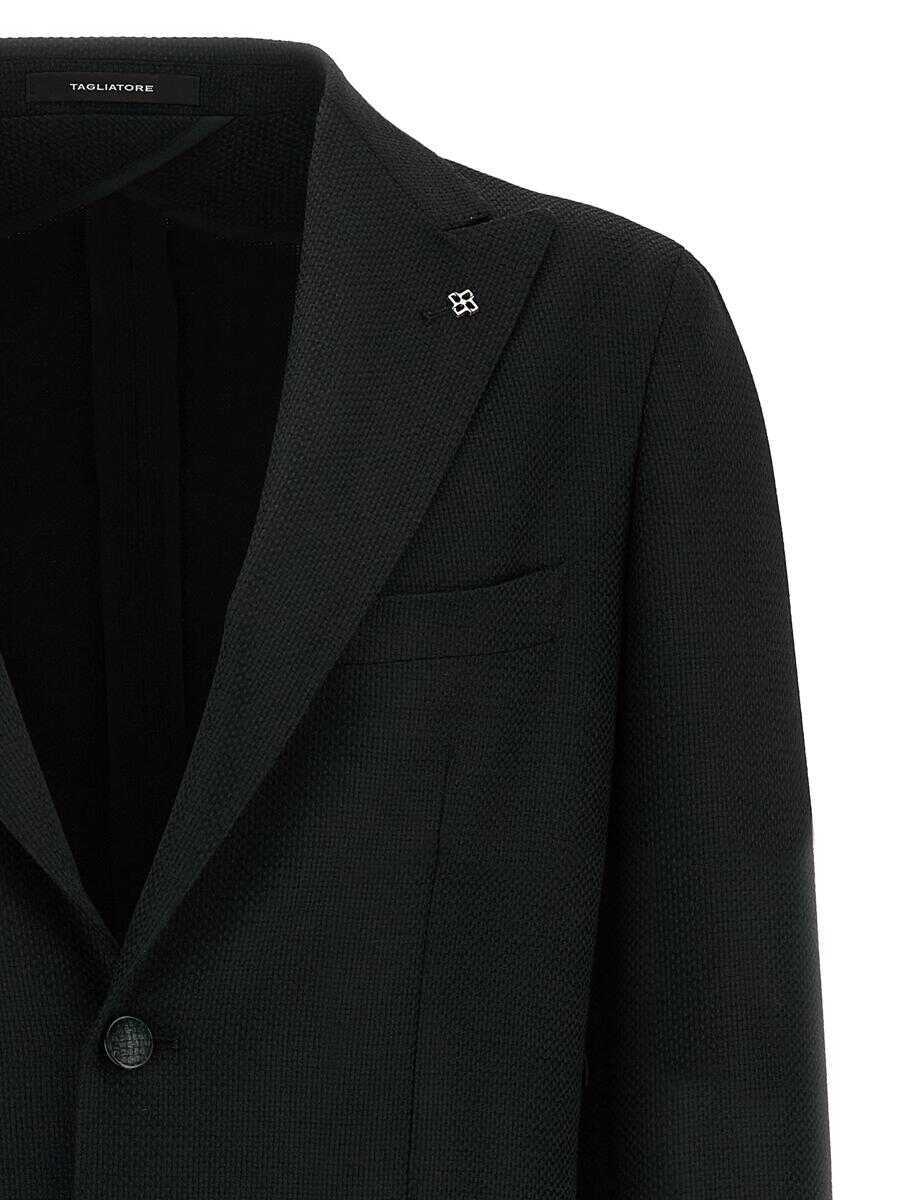 Geci Tagliatore Tagliatore Micro Squares Blazer Black Barbati (BM 18506109) 3