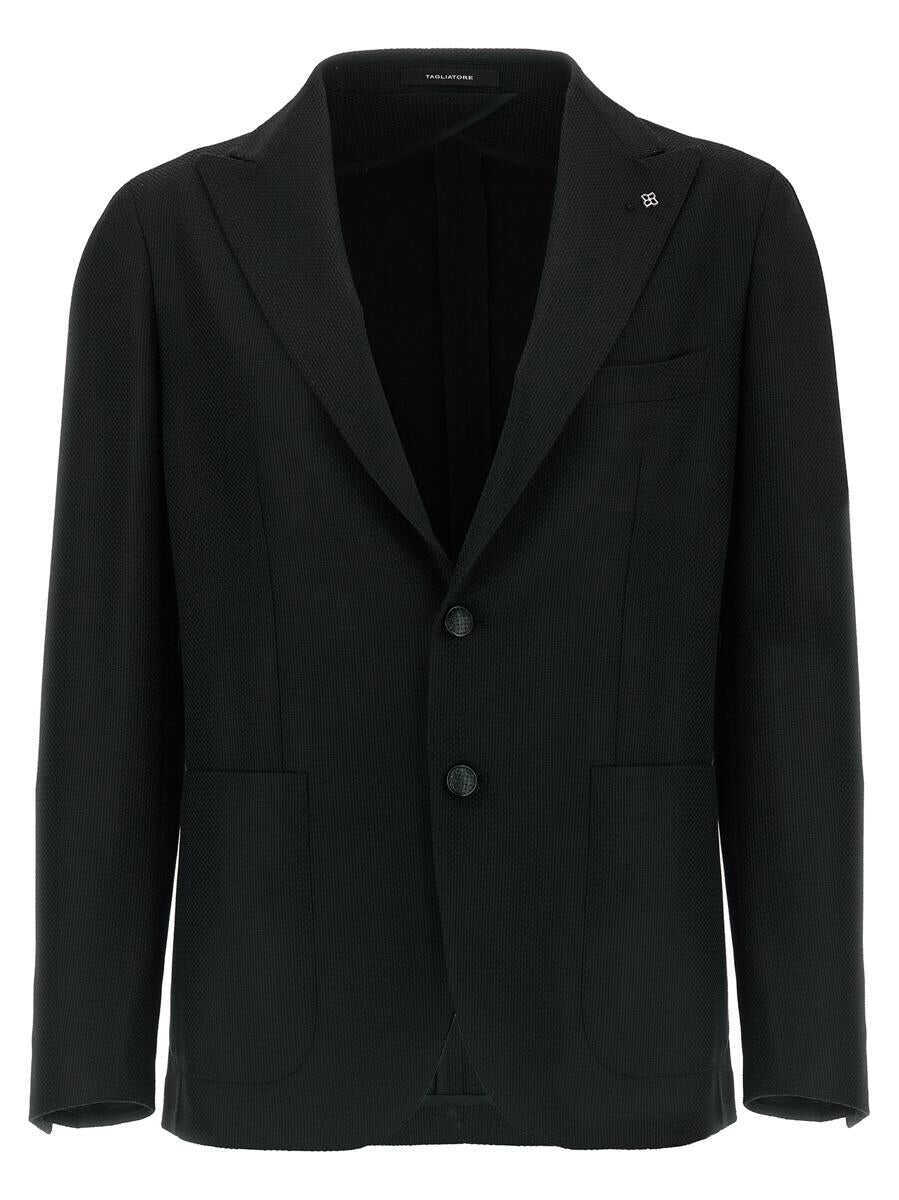 Geci Tagliatore Tagliatore Micro Squares Blazer Black Barbati (BM 18506109) 1